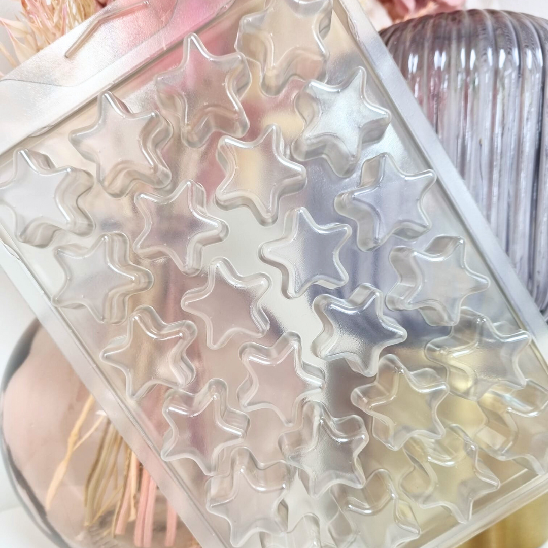 Large Plain Star Clamshells