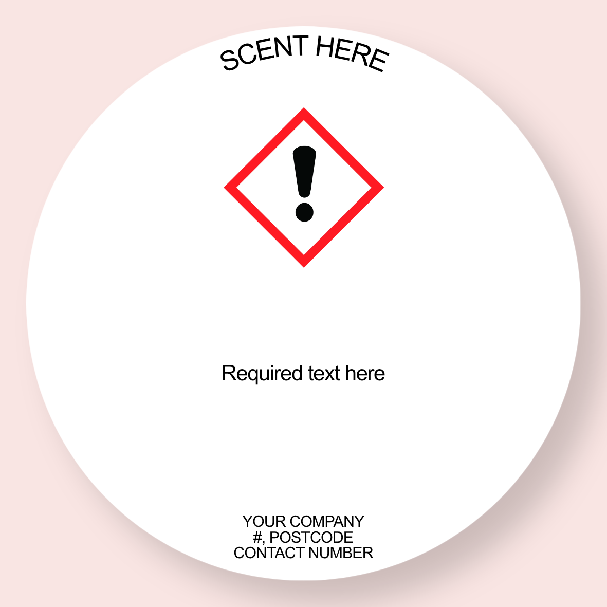 31st October Fragrance Oil CLP Labels 45mm