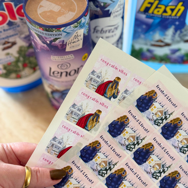 Alpine Escape Packaging Stickers