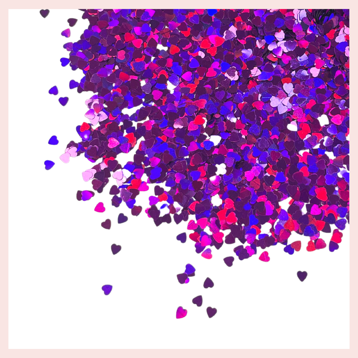 Hearts Glitter Berry
