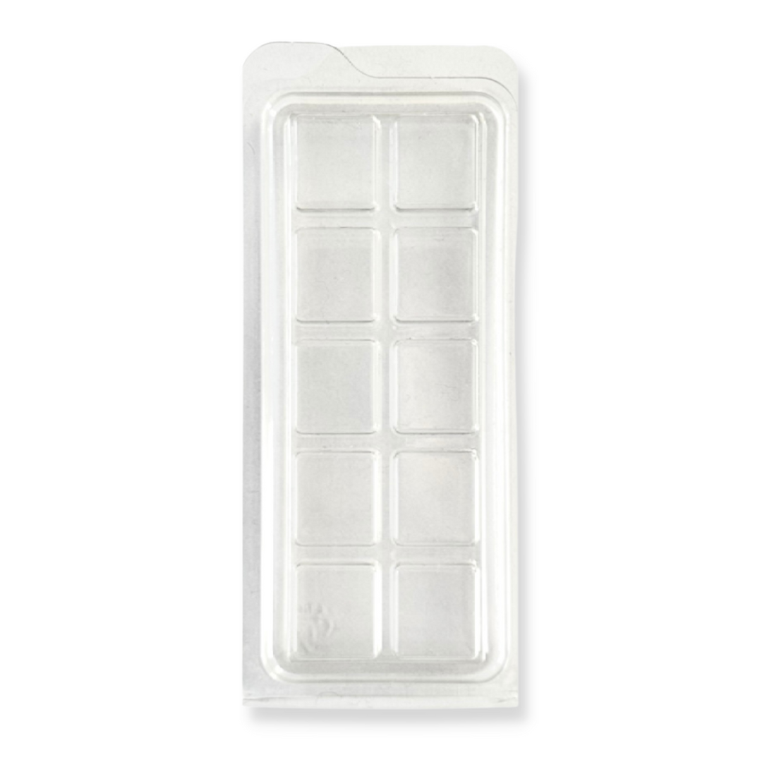 Clear 10 cell snap bar clam shells