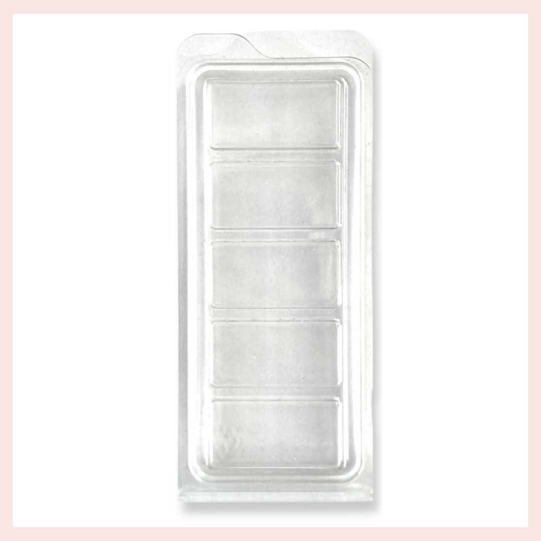 Clear 5 cell snap bar clam shells