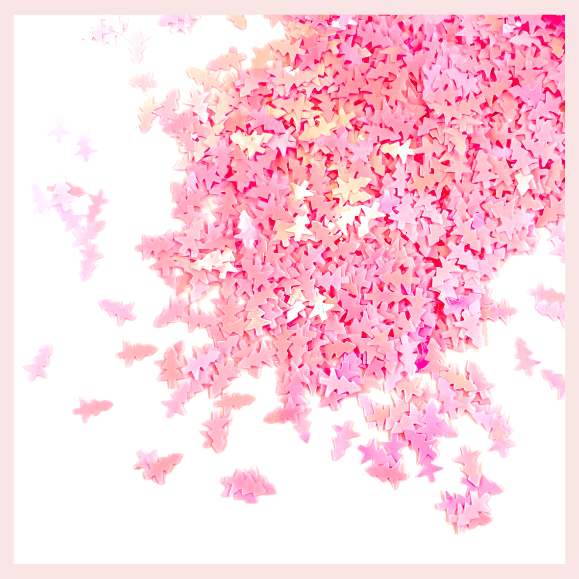 Christmas Tree Glitter - Pinkmas
