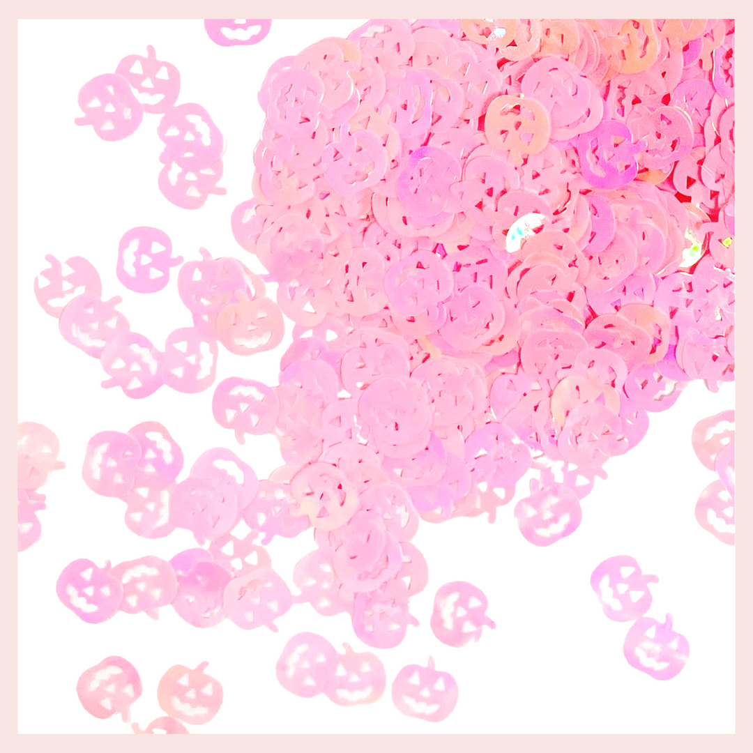Pumpkins Glitter - Pink